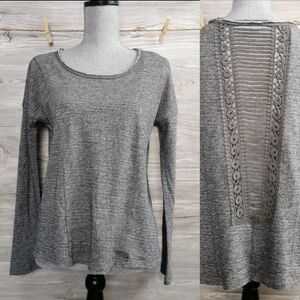 XS - Others Follow, Open Back Crochet, Boho Sweater NWT B63